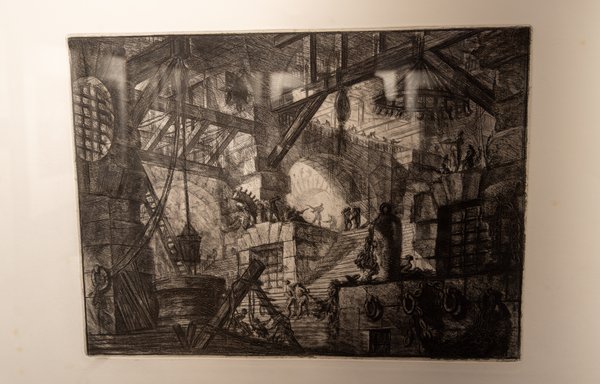 Piranesi prison etching, Carceri