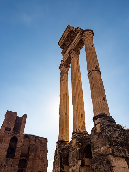 Temple of Castor and Pollux columns