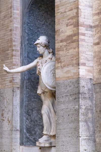 Helmeted statue, Vatican Museums