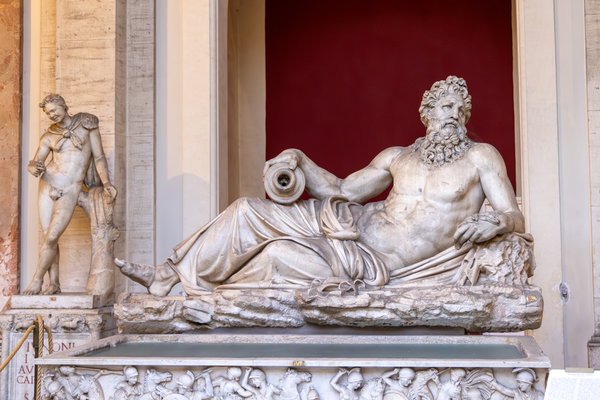 Reclining river god, Vatican Museums