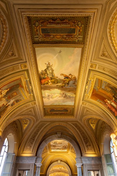 Gilded vaulted ceiling, Vatican Museums