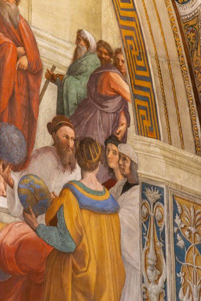School of Athens detail, Raphael
