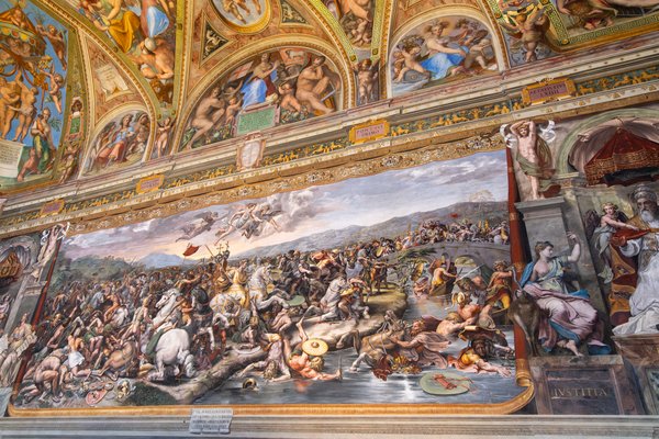 Battle of Milvian Bridge fresco, Vatican