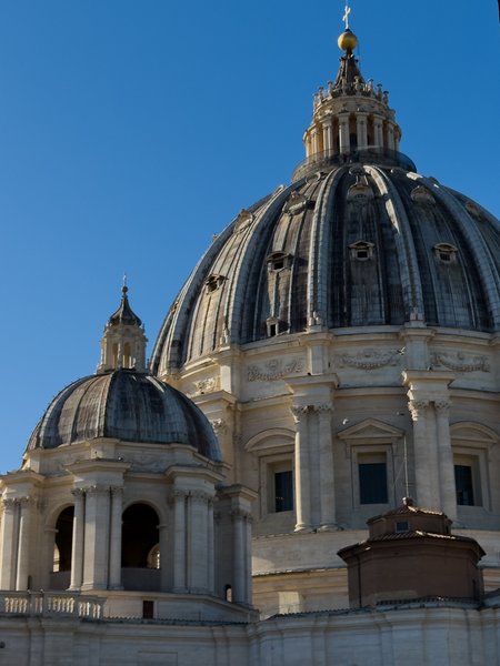 Michelangelo's dome against blue sky